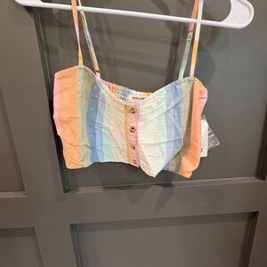 Billabong Pastel Striped Knit Top